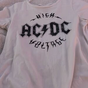 ac/dc small graphic tee